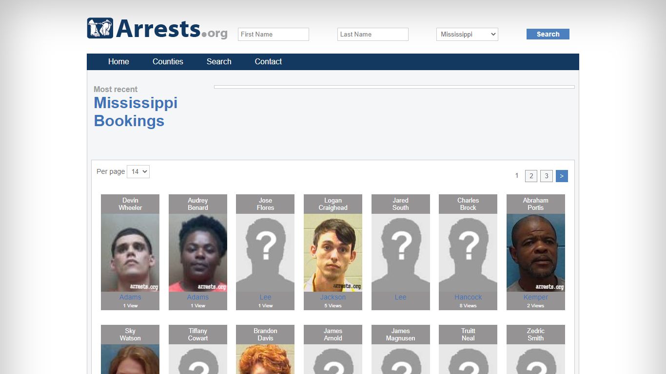 Hinds County Arrests and Inmate Search